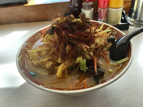 「スープカレータンメン」@あぢとみ食堂の写真