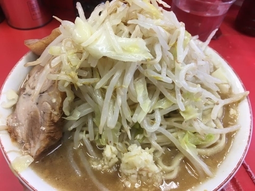 「大ラーメン［ニンニク少なめ］」@ラーメン二郎 三田本店の写真