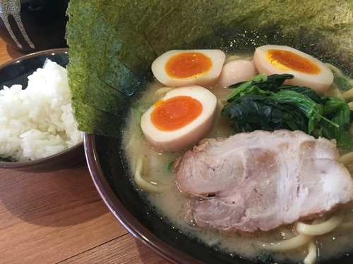 「ラーメン (並) 730円 のり増し 50円」@横浜家系ラーメン 大森家の写真