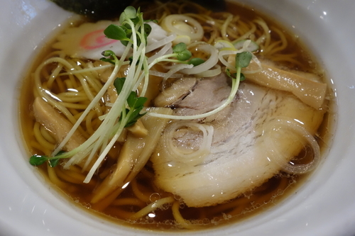 「熟成煮干醤油750円」@麺屋 川崎商店の写真