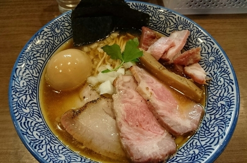 「特製 極上煮干しそば」@煮干しつけ麺 宮元の写真