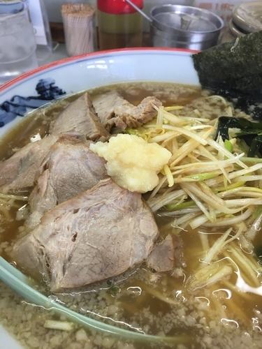 「ネギチャーシュー 中盛り」@ラーメンショップ 122号騎西店の写真