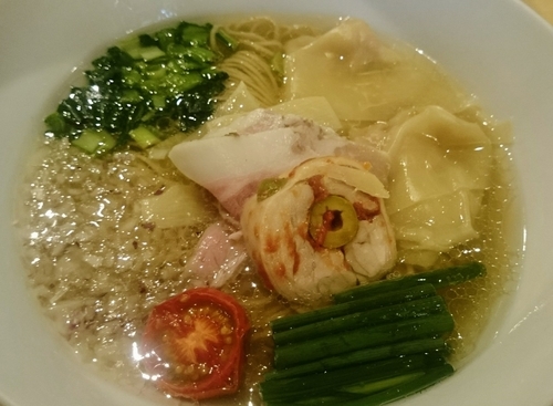 「特製塩そば ＋大盛り」@饗 くろ㐂の写真