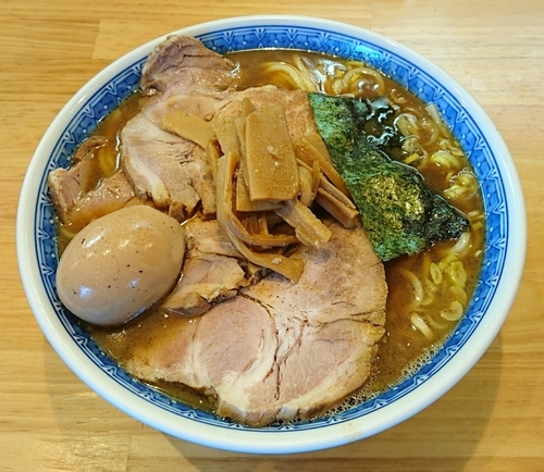 「ラーメン玉子(並)＋チャーシュー(小)」@自家製中華そば としおかの写真