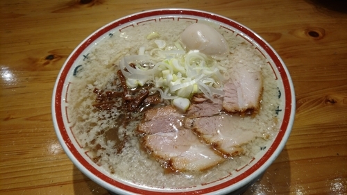 「中華そば（こってり）＋味玉　860円」@田中そば店 秋葉原店の写真