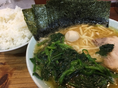「ラーメン 700円 のり 50円 ライス大 150円」@壱六家 大森店の写真