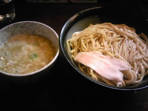 「鶏つけ麺（塩）　中盛」@鶏々 TORIDORIの写真