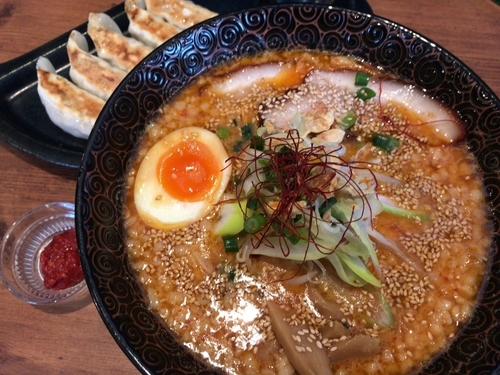 「こく味噌ZENスペシャルと餃子セット980円」@Japanese Noodle 禅の写真