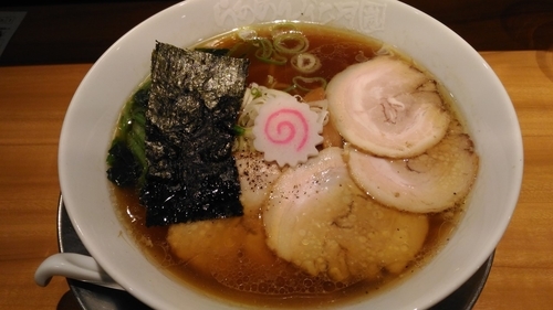 「中華そば竹食堂（680円、豚バラチャー２枚サービスクーポン）」@らあめん花月嵐 青葉台駅前店の写真