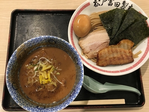 「特製つけそば」@松戸富田製麺 三井アウトレットパーク木更津店の写真