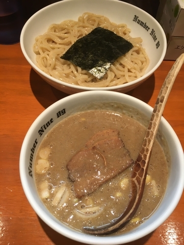 「濃厚つけ麺(煮干)熱盛800円」@麺Dining Number Nine 09の写真