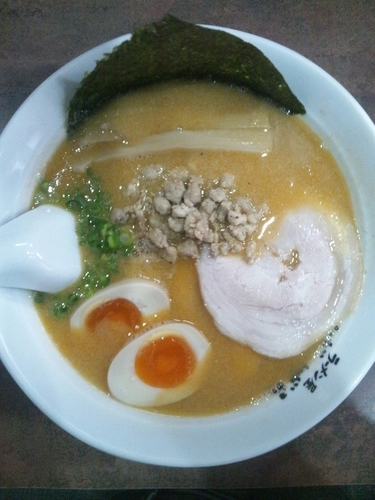 「味噌らーめん（味玉トッピング）」@ラーメン屋 ばーばら 幸田店の写真