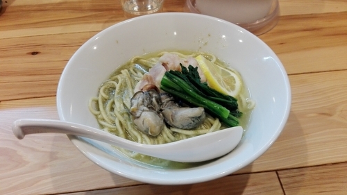 「牡蠣の汁あり油そば（限定）」@らーめん カッパハウスの写真