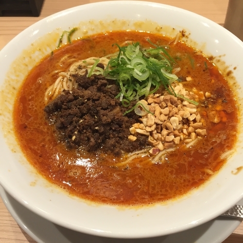 「京山椒薫る濃厚担々麵（￥850）」@鯛塩そば灯花 本店の写真