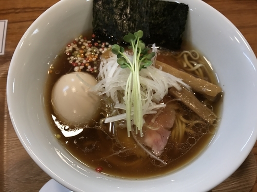 「アメノオトソバ醤油750円」@アメノオトの写真