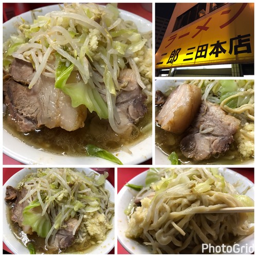 「ラーメン 600円 ニンニク」@ラーメン二郎 三田本店の写真