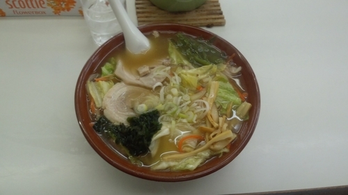 「おもだかそば大盛」@元祖支那そば おもだかや 女池店の写真