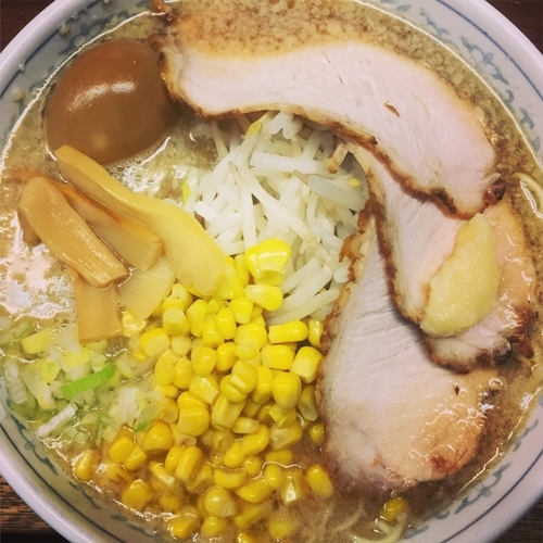 「一番ラーメン醤油+にんにく」@ラーメン一番の写真