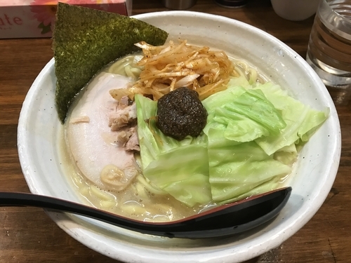 「熟成練り醤油らーめん大盛」@『   』（無銘）の写真