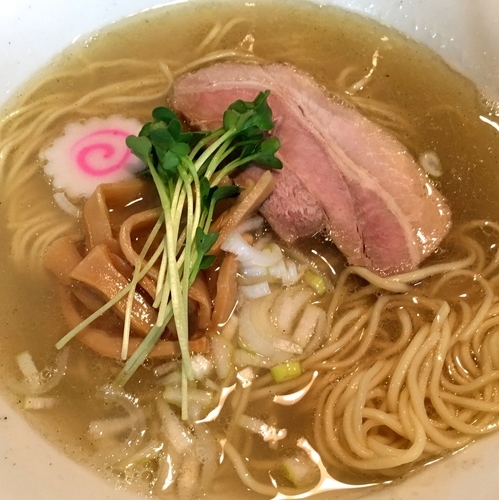 「【限定】はまぐり×煮干し中華そば（塩）」@麺酒処 ふくろうの写真