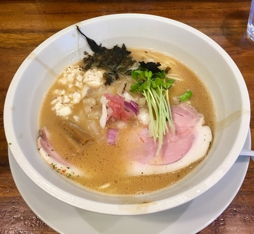 「濃厚鯛そば（醤油）780円」@海坂屋の写真