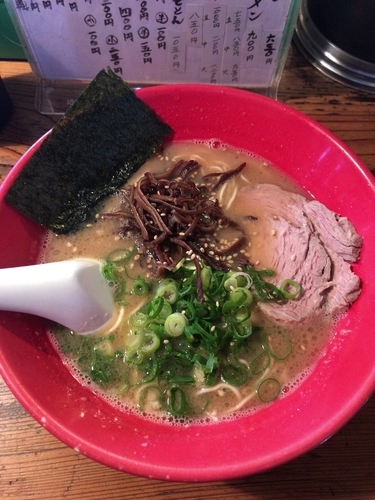 「ラーメン」@元祖長浜 大学ラーメンの写真