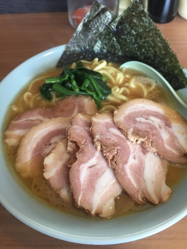 「チャーシュー麺中盛980円、硬め濃いめ」@麺屋 岡一の写真