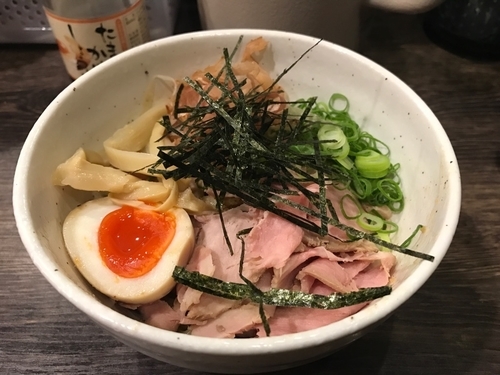 「油そば（ハーフ）」@中華そば 無限の写真