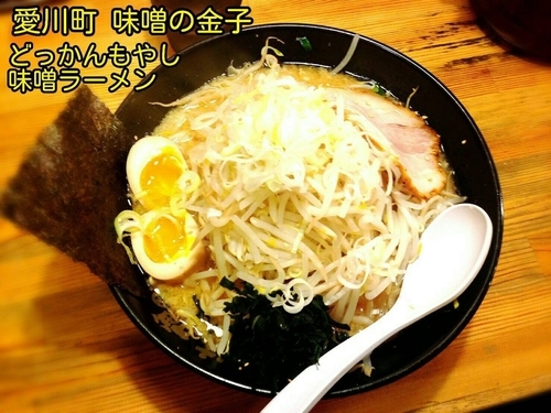 「どっかんもやし味噌ラーメン」@味噌の金子 愛川の写真
