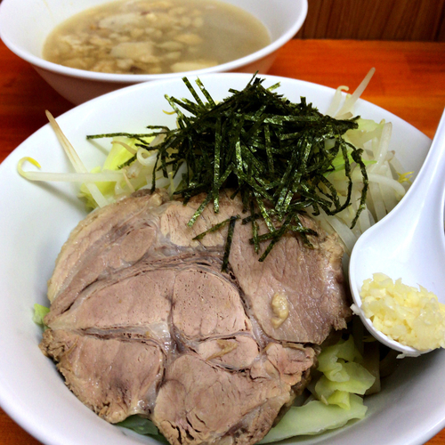 「小ラーメン 850円　つけ麺 100円　あつもり」@ラーメン長嶋の写真