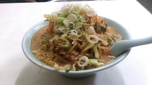 「味噌タンメン650円+大盛り100円」@まこと食堂の写真