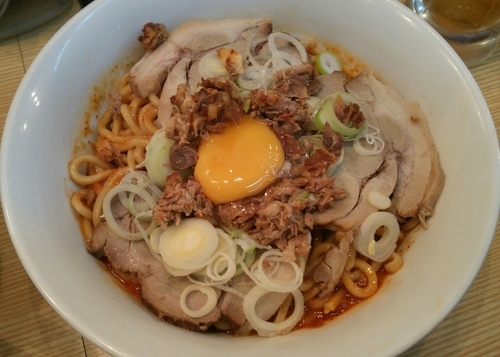 「味噌スタミナ肉油そば　850円」@新橋 大勝軒の写真