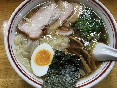 「手打ちワンタンメン900円」@白河手打ち中華 くぬぎの写真