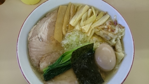 「富山ホワイトワンタンチャーシュー麺￥1300」@支那そば 心麺の写真