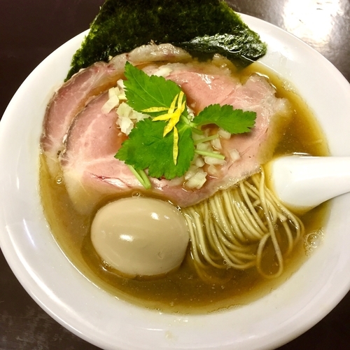 「煮干しそば (黒) ￥750」@と多゛食堂の写真