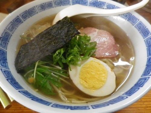 「いわし寿司 つみれラーメンAセット」@いさ美寿司の写真