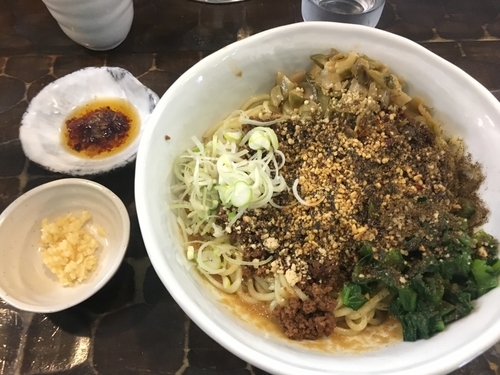 「坦々まぜそば」@油そば 油虎の写真