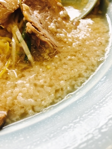 「ネギチャーシュー中盛り コッテリ」@ラーメンショップ 三芳町店の写真