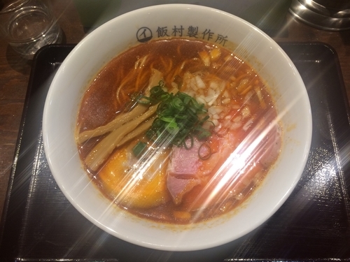 「辛い中華そば」@中華そば 飯村製作所の写真