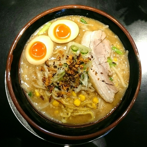 「ラーメン 味玉」@豚骨味噌ラーメン じゃぐら 野方本店の写真