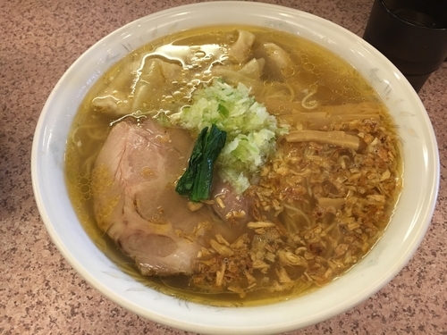 「塩ネギワンタン麺 大盛」@ラー麺専門店 こしがやの写真