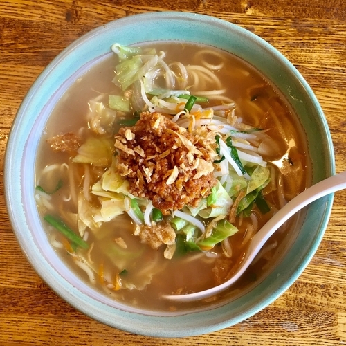 「塩にんにく野菜らー麺セット¥900」@名菜厨房 やすやの写真