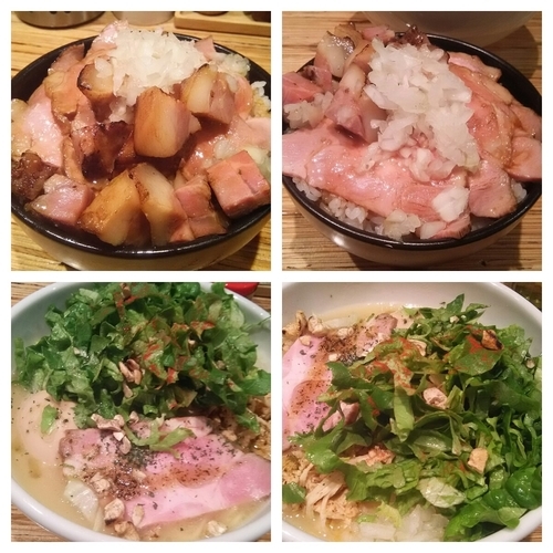 「鶏そば＋ローストポーク丼」@NOODLE STOCK 鶴おかの写真