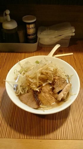 「太麺(小)」@三代目 溝口屋の写真