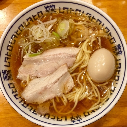 「中華そば ¥750円（味玉トッピング）」@中華そばムタヒロ 国立店の写真