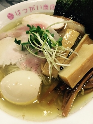 「特製塩そば」@中華そば専門 はつがい商店の写真