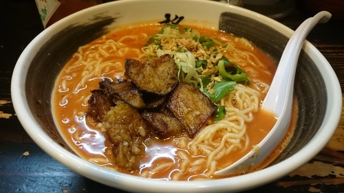 「トマトラーメン」@らーめん柊 銅座本店の写真