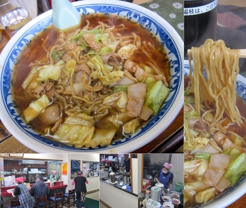 「スープ入り焼きそば（大）750円」@こばや食堂の写真