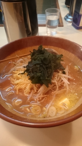 「味噌バターラーメン大盛500円&餃子250円」@北海道ラーメン ピリカの写真