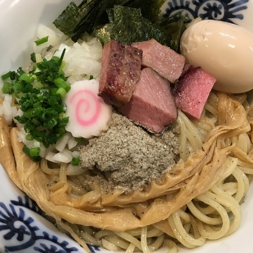 「【限定】煮干油そば(大盛)+味玉」@特級鶏蕎麦 龍介の写真
